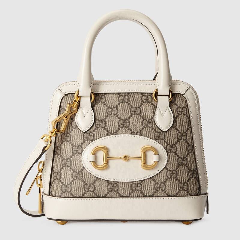 Gucci Horsebit 1955 Mini Top Handle Bag Shoulder Bag 640716 White